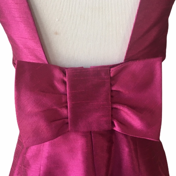 Alfred Sung Fuchsia Pink Fit & Flare Dress - Picture 6 of 7